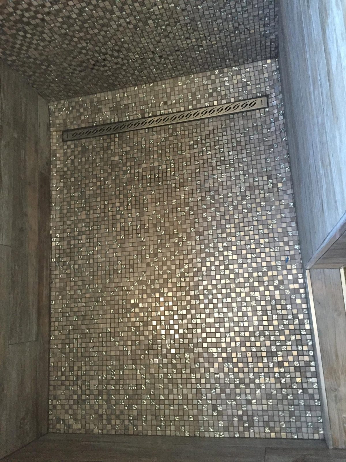 Douche en mosaïque